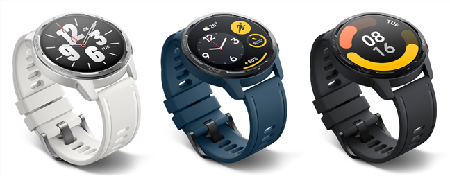 There are three colors available for the Xiaomi Watch S1 Active