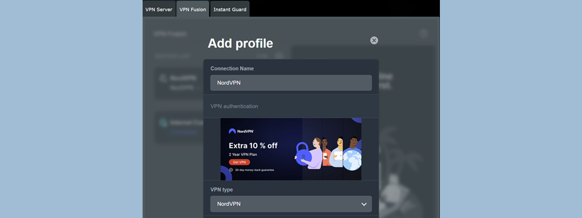 How to set up NordVPN on your ASUS Wi-Fi 7 router with VPN Fusion
